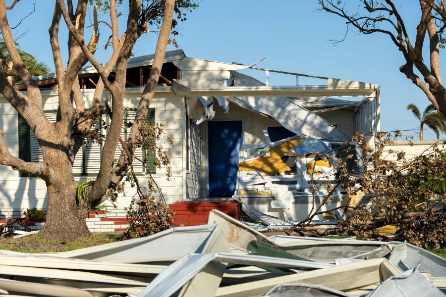 home storm damage